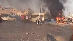 مصرع شخص وإصابة 15 وتفحم سيارة فى حادث الدائرى المروع