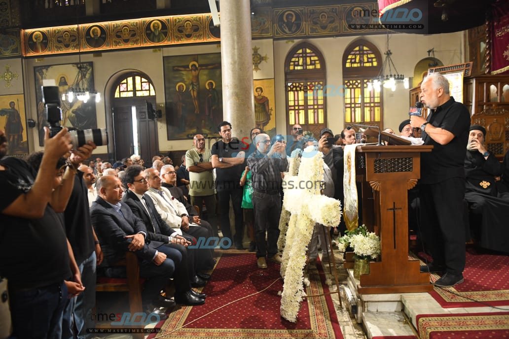 جنازة الفنان لطفي لبيب 