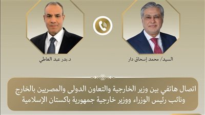  وزير الخارجية ونظيره الباكستاني