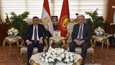 محافظ بورسعيد يستقبل رئيس جمعية مستثمري بورسعيد 