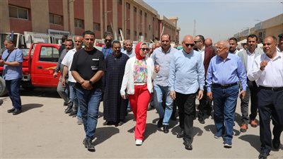  محافظ القاهرة يتفقد سوق التونسى الحضارى بحى البساتين
