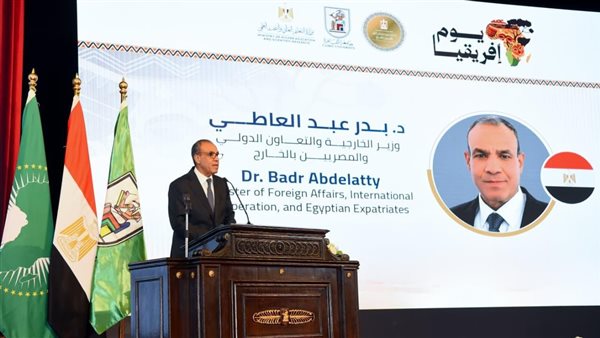  الدكتور بدر عبد العاطي وزير الخارجية    